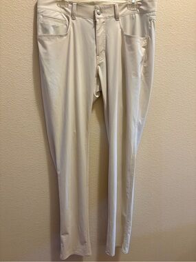 Peter Millar Cream Chinos Khakis – Slim Straight